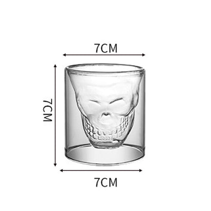 Döskalle glas