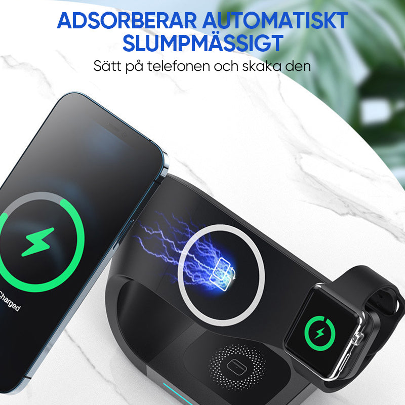 2 i 1 magnetisk mobiltelefonladdare